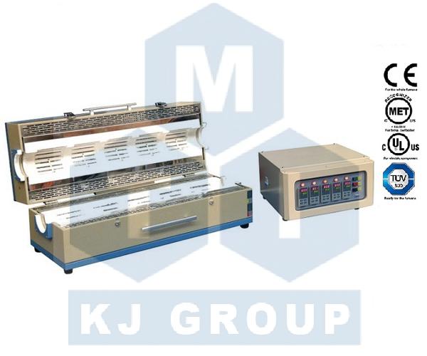 1200℃五溫區(qū)獨立控制管式爐-OTF-1200X-V